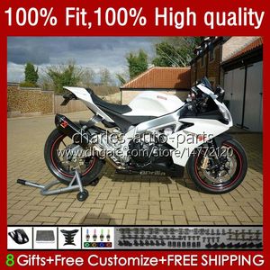 OEM Bodywork for Aprilia RSV1000rr RSV1000R 광택 화이트 16-19 바디 40no.122 RSV4 RSV-1000 RSV 1000 R RR 2016 2017 2018 2019 RSV1000 16 18 19 사출 금형 페어링