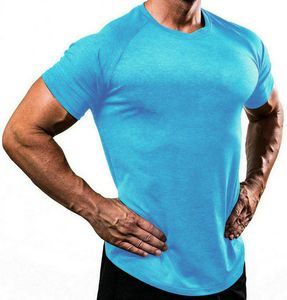 Män Spring Sporting Top Jerseys Tee Shirts Sommar Kortärmad Fitness Tshirt Cotton Mens Kläder Sport T Shirt 116