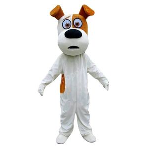 Хэллоуин белая собака талисман костюм высокого качества мультфильм аниме тема персонаж взрослых размер рождественские карнавал фестиваль фантазии платье