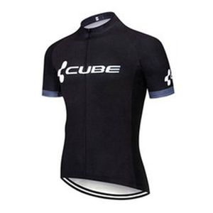 Cube Pro Team Mountain's Fyerning Короткие рукава Джерси Дорожные Гонки Рубашки Езда Велосипеда Топы Дышащие на открытом воздухе Спорт на открытом воздухе Maillot S210052806