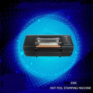 Printers 330C a4 a3 size digital auto wedding invitation card hot stamping foil roller printing machine price