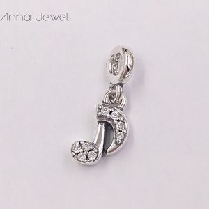 Pandora Me Link Series My Musical Note Dangle Charm Jewelry 925 Sterling Silver Women Evil Pandora Armband Pärlor med logotyp Ale Gift 798363CZ