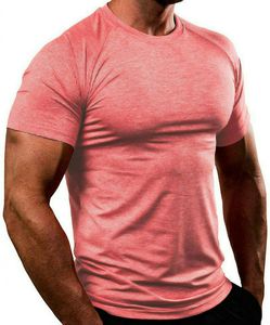 242 Мужские весенние спортивные верхние трикотажки футболки TEE летний с коротким рукавом фитнес футболка хлопчатобумажная мужская одежда спортивная футболка