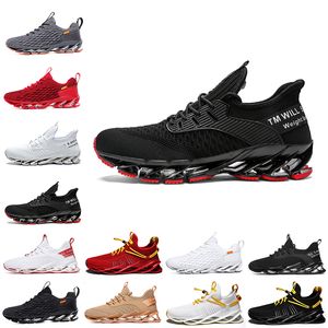 Yeni Marka Olmayan Erkek Kadın Koşu Ayakkabıları Bıçak Siyah Beyaz Kırmızı Gri Turuncu Altın Terracotta Savaşçıları Trainer Açık Spor Sneakers EUR 39-46