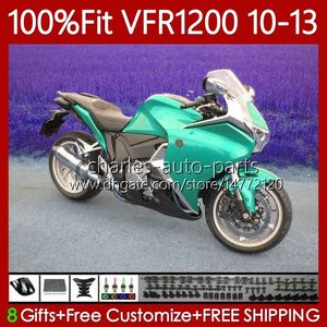 Honda Crosstourer VFR 1200F VFR 1200 RR CC 2011 2011 2012 2013 76NO.97 VFR1200RR VFR-1200 10-13光沢のあるシアンVFR1200X VFR1200 FFR1200X VFR1200 F x 10 11 12 13フェアリング