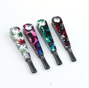 Tubo de fumo do setor mais novo com malha de metal Tabaco Erva seca Filtro de mão Dicas Bocal Hammer Spoon Tubulações Ferramentas Petróleo