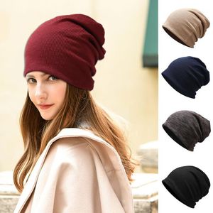 Hat Unisex Sticka Cap Hedging Head Beanie Varma Utomhus Hattar Dubbla Använd Collar Mvi-Ing Cykling Kepsar Masker