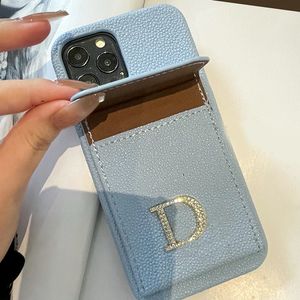 2021 Luxurys Designers Leather Phone Cases D Brand For IPhone 11 12 13 Pro Promax 7p 8p XR Xsmax Cover Anti-fall Cell Case D2110268Z