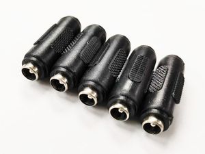 Dual DC x2 mm Female jack CCTV Power Adapter Connector Coupler Adapter
