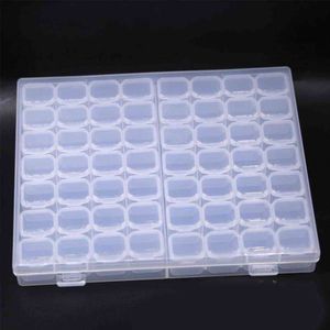 56 Siatki DIY Diament Malarstwo Wiertło Biżuteria Rhinestone Haft Crystal Bead Storage Case Contener