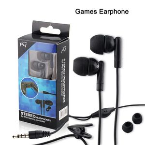 Auriculares de fio de fones de ouvido de jogos com fones de ouvido de fones de ouvido estéreo de 3,5 mm de orelha para PS4