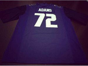 Anpassade män ungdomskvinnor # 72 Trey Adams WashingtonN Huskies Fotboll Jersey Storlek S-5XL eller Anpassat något namn eller nummer Jersey