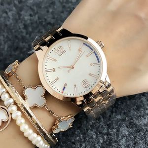 Мода бренд наручные часы для женщин леди девушка стиль сталь металлическая полоса кварцевые часы Tom 04