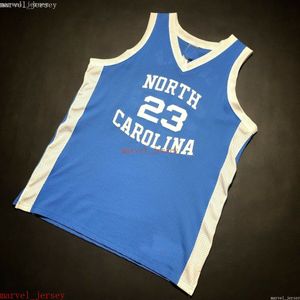 Пользовательские пробытыCustom Michael Vintage Unc Jersey Размер 48 XL Mens XS-6XL Roombacks Баскетбол Джетки дешевые мужчины Женщины молодости