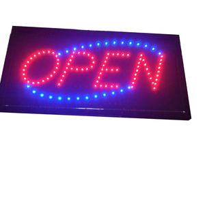 Loja De Varejo venda por atacado-LED aberto placa de sinal de negócios polegadas abre placa luz iluminada modo para exterior bar loja de barbeiro loja de varejo loja restaurante porta de vidro