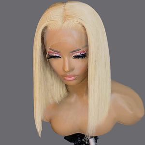 Indian Human Hair Products 13x4 Bob Frontal Wigs 10 12 14 inchs