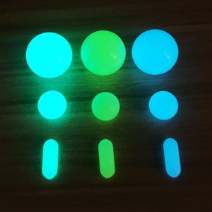 12mm 20mm 6x15mm/set luminous glowing quartz ball insert hakeahs Glass Terp Top Pearls熱耐火爪に耐熱性