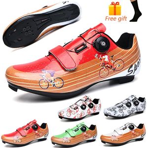 Calzature da ciclismo 2021 Scarpa da tennis Uomo Scarpe MTB Tacchetta Scarpe da ginnastica da uomo Outdoor Bicicletta da corsa Disegni di marca Sapatilha Ciclismo Donna 46