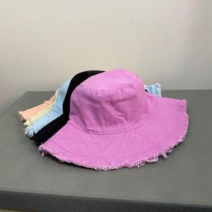 バケツ帽子二重編み漁師の帽子女性のパーソナリティの毛皮のブリムの洗面器用屋外サンシェード折りたたみ式恋人旅行