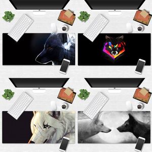Mouse Pads Wrist Rests Wolf Wallpapers Durable Rubber Mat Pad Desk Table Protect Gamer Office Work Large Mats Non slip Laptop Cushion