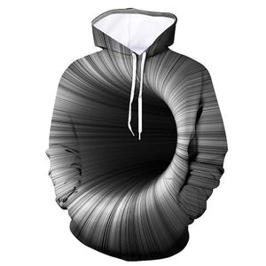 Mäns Hoodies Sweatshirts Hip-Hop 3d Plus Storlek Sweater Swirl Printing Långärmad Hoodie Sportkläder Lounge Wear Designer Sweatshirt