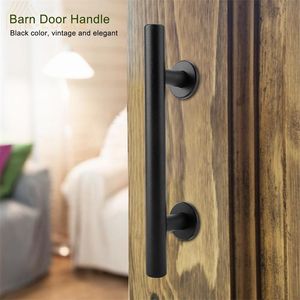 ハンドルはレトロなスタイリッシュな納屋のドアハンドル高品質の炭素鋼ホームウッドインテリア家具キャビネットドア