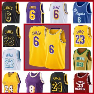 Space Jam 2 Tune Squad NCAA 6 LBJ 23 3 Anthony Los Bryant Davis Angeles Basquete Jersey James Merion Miss College Lebron Stitched Jersey S16