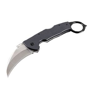 Claw Knife Karambit 440c 58hrc Satinblad G10 Handtag Utomhus Tactical Folding Knives EDC Tools H5443
