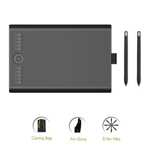 GAOMON M10K Version with Two Battery-Free Pen 8192 Pressure Artist Digital Graphic Tablet Drawing & electronic Writing