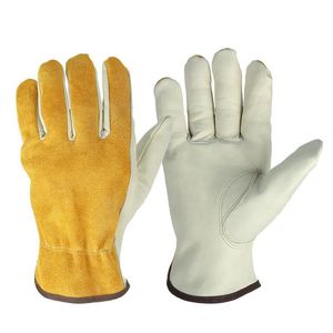 Disposable Gloves Working Gardening 100% Genuine Leather Work Excellent Flexibility And Grip For Garden Digging Planting