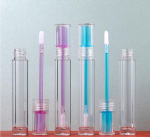 100 pcs 4 ml transparente labelo vazio tubos de brilho garrafa lipglaze lipbalha lipbalm garrafas de pestanas cílios tubo líquido diy maquiagem sn2108