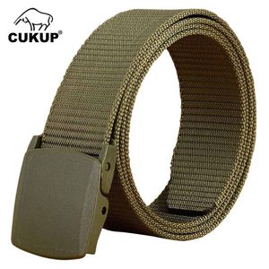 Unisex Design Casual Accessories High Quality Nylon Belts Plastic Automatic Buckle Male Fashion Waistbands Belt CBCK008
