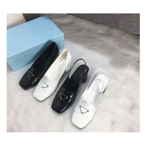 Top Quality Women Shoes buckle Sandals square toes Designer Heels Wedding Sandal Party shoe With Original Box high heel size 35-42
