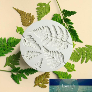 Verktyg DIY Fern Leaf Silicone Cake Mögel Kök Fondant Cupcake Choklad Bakning Dekorera 3D Bakeware