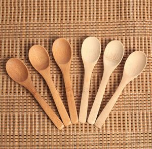 Wooden Jam Spoon Baby Honey Spoon-Coffee Spoons New Delicate Kitchen Using Condiment Small 12.8*3cm SN5794