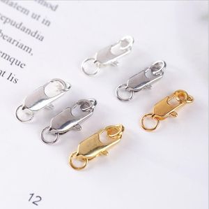 Zinc alloy lobster clasp diy bracelet necklace Spring buckle material DALXK001 Hooks mix order