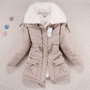 Mulheres Jaqueta de Inverno Engradear Com Capuz Com Capuz Abaixo Jaqueta Mulheres Casaco Slim Fit Colar Colar De Algodão-Acolchoado Roupas Revestimentos Mulheres Down Casacos 211007