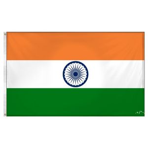 Newdirect fábrica 3x5 fts 90cmx150cm 100% poliéster em ind India bandeira indiana para decoração EWD5799