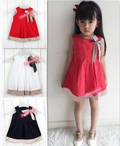 Summer Girl Dresses Dziecko Anglia Wiatr Księżniczka Spódnica Dzieci Czysta Dziewczyna Sukienka Ubrania Dziecko