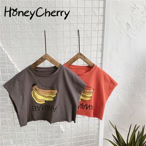 Yaz kız yarasa kollu t-shirt çocuk bebek giysileri için erkek kısa t-shirt s t-shirt 210515