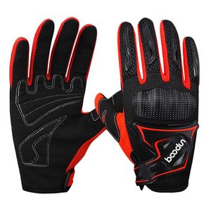 Защитные мотоциклетные перчатки для езды на открытом воздухе Moto Knight Glove для весны и лета M-23 черный красный синий цвет