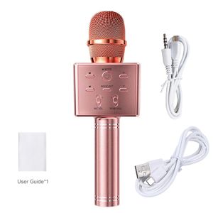 K8 Trådlös Bluetooth Karaoke Mikrofon Aluminium Alloy Handheld Multifunktion 3 Louder Högtalare Ljud Mobiltelefon Sång med Retail Box Hög kvalitet