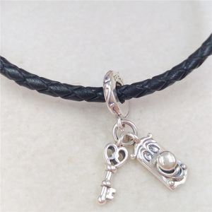 925 Silber Damenarmbänder Schmuckherstellungsset Ketten Ästhetische Herrenperlen Armreif Disny Alic im Wunderland Schlüsseltürknauf Dangle Charm-Halskette für Damen 799344C00