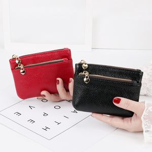 Pu Leather Coin Purses Woman Multi-purpose Credit Card Wallet Key Zipper Pocket Wallets