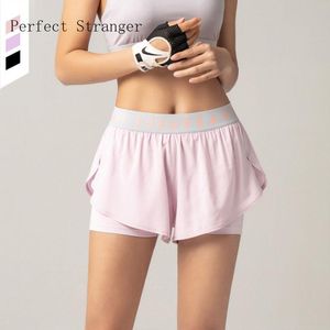 Running Shorts Kobiety Elastyczna Talia Pocket Tight Yoga Short Woman Sports Black Gym Fitness Sportswear