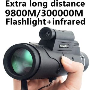 Extra longa 9800m / 300000m bússola lanterna ângulo monocular telescópio laser ao ar livre caminhadas viagens telescópio telescópio acc 210319