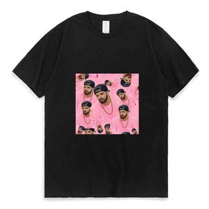 Hip Hop Rapper Pink Drake Boys Stampa T Shirt da uomo Donne Donne Amante certificato Amante Boy Album Shirt Lil Baby Ravis Scott Scott Shirts
