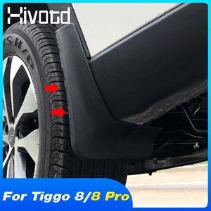 HIVOTD MUDGUARD FENDER COVER MUD FLAP SPLASH GUIDE EXTERIOR TILLBEHÖR BIL ÅTGÄRDER FÖR CHERY TIGGO 8 / TIGGO 8 PRO -2021