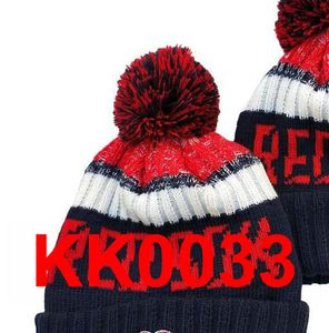 2021 BOS Бейсбол Beanie Северная Американская команда боковой патч зимняя шерсть спорт вязание шляпу черепные колпачки A3