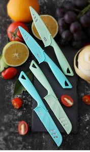 Wholesale used kitchen knives for sale - Group buy Kitchen Knives Accessories Stainless steel fruit knife with sleeve Nordic color peeler small for household use melon Cutting